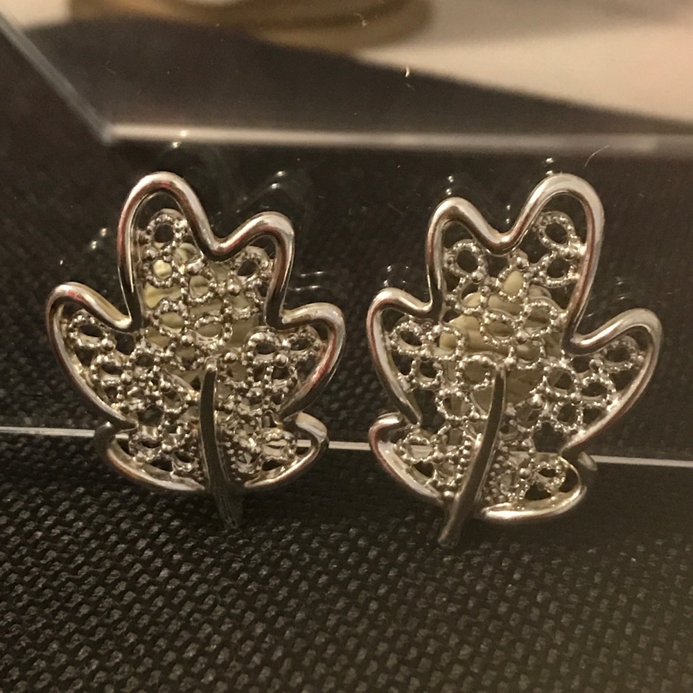 Pat. Pend. Sarah Coventry Silver Earrings